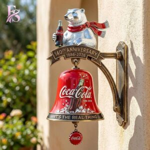Premium view of Coca Cola 140th Anniversary It s Real Thing Wall Bell 1 with a bold design and everyday appeal.