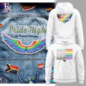 Trendy fashion product featured in Dallas Wings Pride Night 2026 Hoodie 1 with a contemporary silhouette, comfortable fit, and versatile styling options.