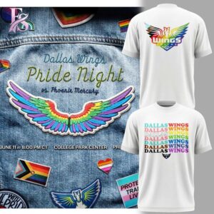 Trendy fashion product featured in Dallas Wings Pride Night 2026 Hoodie 2 with a contemporary silhouette, comfortable fit, and versatile styling options.
