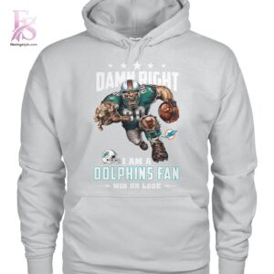 High-quality Damn Right I am a Dolphins fan Miami Dolphins Shirt 2 designed for comfort, style, and daily wear.