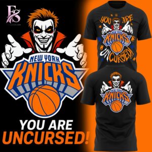 High-quality Danhausen New York Knicks You Are Uncursed Shirt 1 designed for comfort, style, and daily wear.