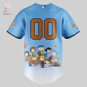 High-quality Durham Bulls Snoopy Peanuts Custom Jersey 3 designed for comfort, style, and daily wear.