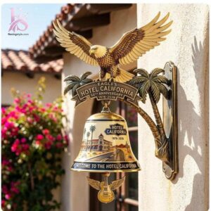 Trendy fashion product featured in Eagles Hotel California Wall Bell 1 with a contemporary silhouette, comfortable fit, and versatile styling options.