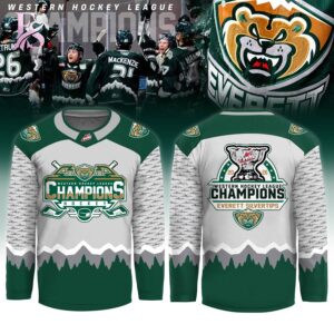 Stylish Everett Silvertips Champions Western Hockey League 2026 Jersey 2 with a modern look and comfortable everyday appeal.