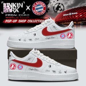 FC Bayern M nchen x Linkin Park From Zero World Tour Air Force Shoes 1 fashion product showcasing a stylish modern design with premium quality details and a trendy everyday look.