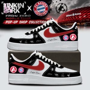 FC Bayern M nchen x Linkin Park From Zero World Tour Air Force Shoes 2 fashion product showcasing a stylish modern design with premium quality details and a trendy everyday look.