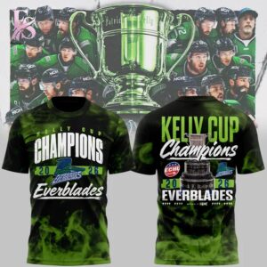 High-quality Florida Everblades 2025 26 KELLY CUP CHAMPIONS Shirt 1 designed for comfort, style, and daily wear.