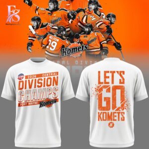 Fort Wayne Komets Division Champions 2026 Hoodie 4 fashion product showcasing a stylish modern design with premium quality details and a trendy everyday look.