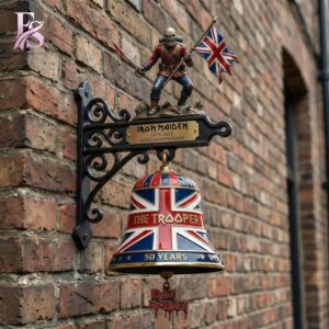 Iron Maiden 50th Anniversary Wall Bell 1 fashion product showcasing a stylish modern design with premium quality details and a trendy everyday look.