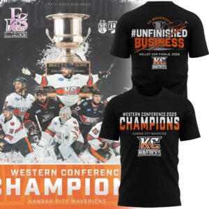 High-quality Kansas City Mavericks 2026 WESTERN CONFERENCE CHAMPIONS Shirt 2 designed for comfort, style, and daily wear.
