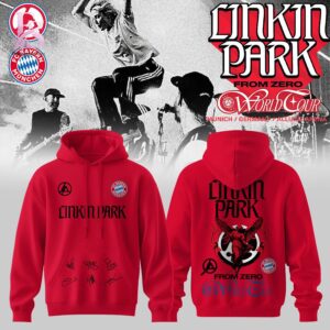 High-quality Linkin Park FC Bayern Munchen From Zero World Tour shirt 2 designed for comfort, style, and daily wear.