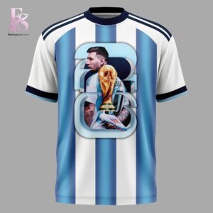 Lionel Messi Argentina World Cup 2026 T Shirt 2 fashion product showcasing a stylish modern design with premium quality details and a trendy everyday look.
