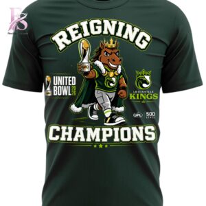 Louisville Kings United Bowl Champions 2026 Reigning Champions T Shirt 2 fashion product showcasing a stylish modern design with premium quality details and a trendy everyday look.