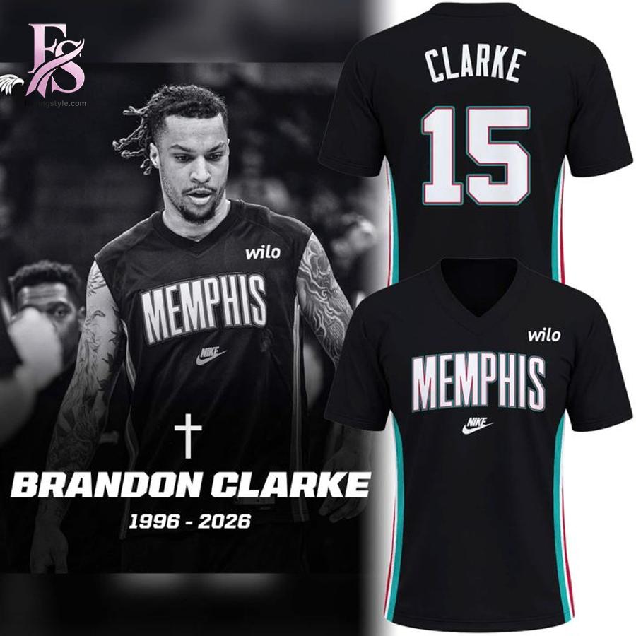 Memphis Grizzlies Brandon Clarke Tribute T Shirt 1 featuring a stylish design made for comfort and everyday wear.