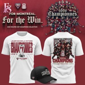 Stylish Montreal Victoire 2026 Walter Cup Champions shirt 1 with a modern look and comfortable everyday appeal.