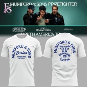 High-quality Mumford Sons Fenway Park Boston Tour 2026 Shirt 1 designed for comfort, style, and daily wear.