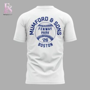 High-quality Mumford Sons Fenway Park Boston Tour 2026 Shirt 3 designed for comfort, style, and daily wear.