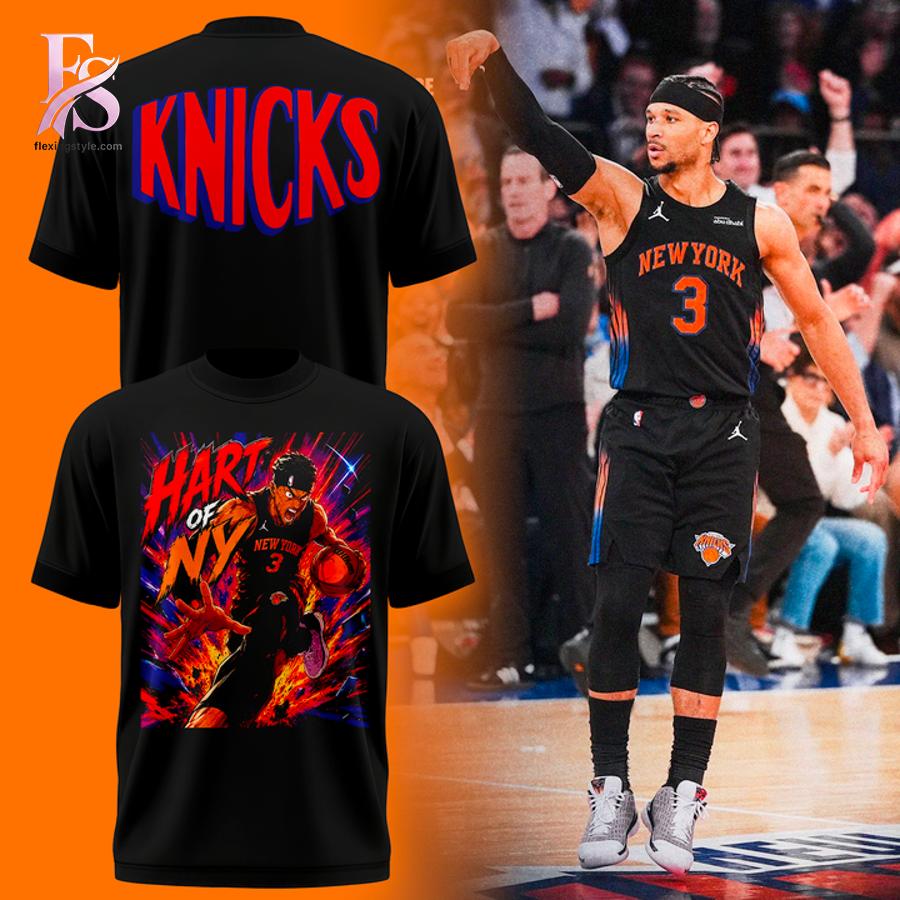 New York Knicks Hart of NY T Shirt 1 featuring a stylish design made for comfort and everyday wear.