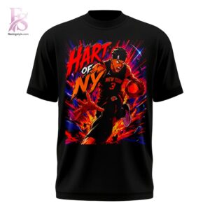 New York Knicks Hart of NY T Shirt 2 featuring a stylish design made for comfort and everyday wear.