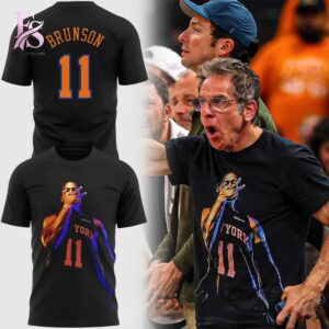 High-quality New York Knicks Jalen Brunson Captain Clutch T Shirt 1 designed for comfort, style, and daily wear.