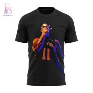 High-quality New York Knicks Jalen Brunson Captain Clutch T Shirt 2 designed for comfort, style, and daily wear.