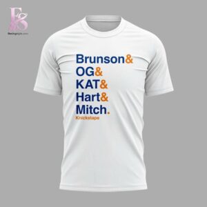 Premium view of New York Knicks Lineup T Shirt 2 with a bold design and everyday appeal.