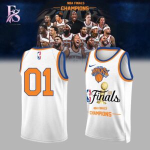 New York Knicks NBA Finals 2026 Champions Jersey 2 fashion product showcasing a stylish modern design with premium quality details and a trendy everyday look.