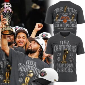 New York Knicks Nike 2026 NBA Finals Champions T Shirt 1 fashion product showcasing a stylish modern design with premium quality details and a trendy everyday look.