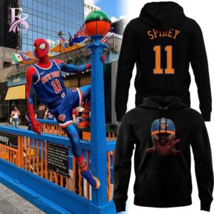 New York Knicks SPIDEY CELLY Hoodie 1 fashion product showcasing a stylish modern design with premium quality details and a trendy everyday look.