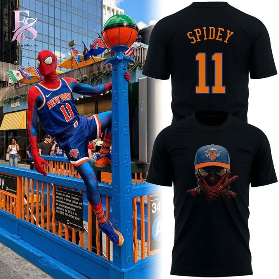 New York Knicks SPIDEY CELLY Hoodie 4 fashion product showcasing a stylish modern design with premium quality details and a trendy everyday look.
