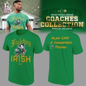 Trendy fashion product featured in Notre Dame Fighting Irish A Play Like A Champion 2026 Shirt 1 with a contemporary silhouette, comfortable fit, and versatile styling options.