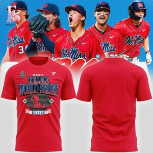 High-quality Ole Miss Rebels 2026 NCAA Baseball Men s College World Series Shirt 2 designed for comfort, style, and daily wear.