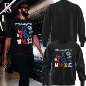 High quality fashion apparel suitable for daily wear and casual outfits Philadelphia 76ers Love Shirt 2