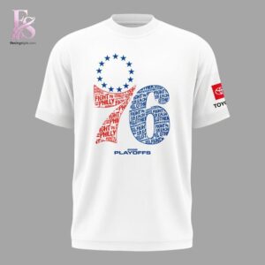 Philadelphia 76ers Playoffs T Shirt 2 featuring a stylish design made for comfort and everyday wear.