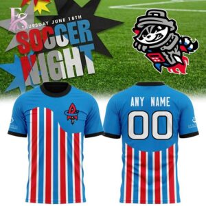 Premium view of Rocket City Trash Panda 2026 Soccer Night Shirt 1 with a bold design and everyday appeal.