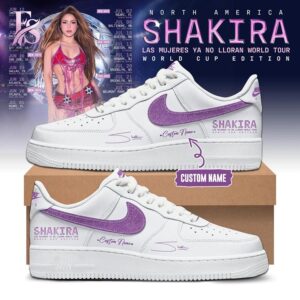 High quality fashion apparel suitable for daily wear and casual outfits Shakira Las Mujeres Ya No Lloran Tour 2026 Nike Air Force 1 1