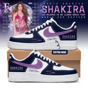 High quality fashion apparel suitable for daily wear and casual outfits Shakira Las Mujeres Ya No Lloran Tour 2026 Nike Air Force 1 2