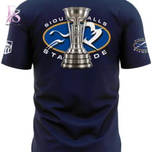 Sioux Falls Stampede 2026 Clark Cup Champions T Shirt 3 featuring a stylish design made for comfort and everyday wear.