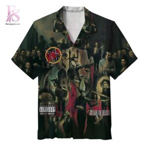 Premium view of Slayer Reign in Blood Hawaiian Shirt 1 with a bold design and everyday appeal.