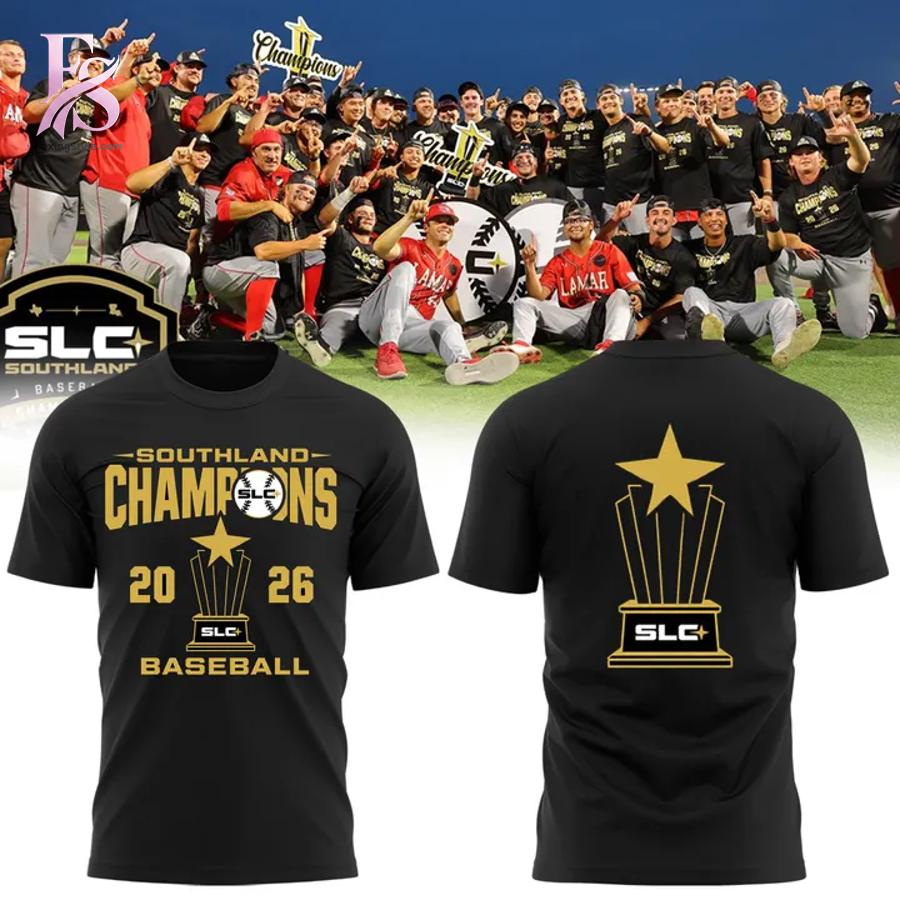 Stylish Southland Conference Baseball Champions 2026 Shirt 1 with a modern look and comfortable everyday appeal.