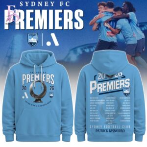 Sydney Sky Blue Champions Hoodie 1 fashion product showcasing a stylish modern design with premium quality details and a trendy everyday look.