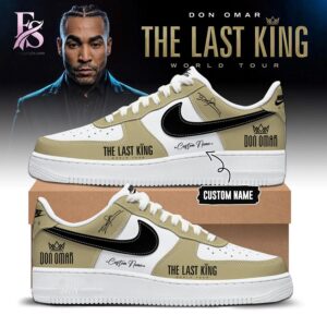High quality fashion apparel suitable for daily wear and casual outfits THE LAST KING WORLD TOUR 2026 Don Omar Nike Air Force 1 1