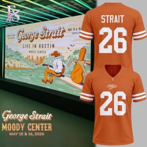 Texas Longhorns 2026 George Strait Football Jersey 1 fashion product showcasing a stylish modern design with premium quality details and a trendy everyday look.