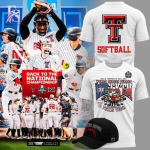 Premium view of Texas Tech 2026 WCWS Championship Wreck Em Ready Stance Shirt 1 with a bold design and everyday appeal.