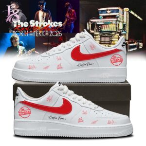 The Strokes Reality Awaits North America Air Force Shoes 1 featuring a stylish design made for comfort and everyday wear.