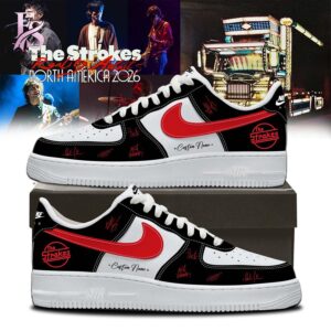 The Strokes Reality Awaits North America Air Force Shoes 2 featuring a stylish design made for comfort and everyday wear.