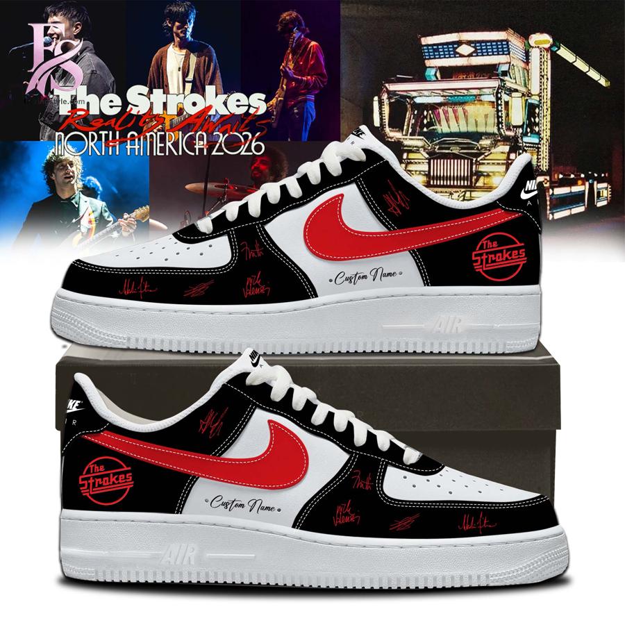 The Strokes Reality Awaits North America Air Force Shoes 2 featuring a stylish design made for comfort and everyday wear.