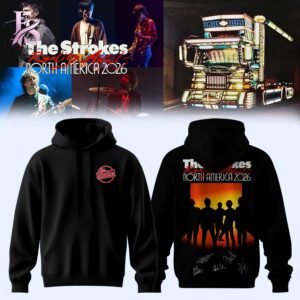 Stylish The Strokes Reality Awaits North America Hoodie 1 with a modern look and comfortable everyday appeal.