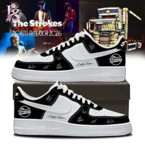 The Strokes Reality Awaits North America Signature Nike Air Force 1 1 fashion product showcasing a stylish modern design with premium quality details and a trendy everyday look.