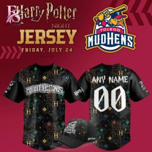 Trendy fashion product featured in Toledo Mud Hens 2026 Harry Potter Night Jersey 1 with a contemporary silhouette, comfortable fit, and versatile styling options.